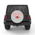 MERRY BEACHMAS WHITE TIRE COVER