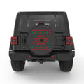 MERRY CHRISTMAS YA FILTHY ANIMAL BLACK CARBON FIBER TIRE COVER