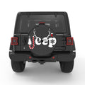 MERRY JEEPMAS BLACK CARBON FIBER TIRE COVER