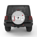 MERRY JEEPMAS WHITE TIRE COVER