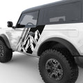 MOUNTAIN FADED GRAPHIC DOOR DECAL FITS 2021+ FORD BRONCO 2 DOOR