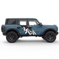 MOUNTAIN FADED GRAPHIC SIDE GRAPHIC DECAL FITS 2025 FORD BRONCO 4 DOOR