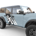 MOUNTAIN FADED GRAPHIC BODY GRAPHIC DECAL FITS 2024 FORD BRONCO 4 DOOR