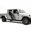 Mountain Faded Graphic Decal For Jeep Gladiator