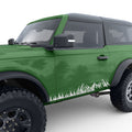 MOUNTAIN FOREST BODY GRAPHIC DECAL FITS 2021+ FORD BRONCO 2 DOOR
