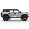 MOUNTAIN FOREST SIDE GRAPHIC DECAL FITS 2025 FORD BRONCO 4 DOOR