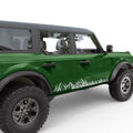 MOUNTAIN FOREST DOOR DECAL FITS 2024 FORD BRONCO 4 DOOR