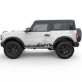 MOUNTAIN FOREST SIDE GRAPHIC DECAL FITS 2021+ FORD BRONCO 2 DOOR