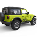MOUNTAIN FOREST DOOR DECAL FITS 2005-2017 JEEP WRANGLER 2 DOOR JKU