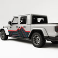 Mountain Side Graphics Decal For Jeep Gladiator