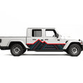 Mountain Side Graphics Decal For Jeep Gladiator