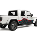 Mountain Side Graphics Decal For Jeep Gladiator