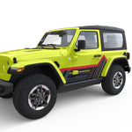 MOUNTAIN SIDE GRAPHICS BODY GRAPHIC DECAL FITS 2018+ JEEP WRANGLER 2 DOOR JLU