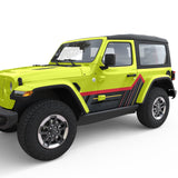 MOUNTAIN SIDE GRAPHICS BODY GRAPHIC DECAL FITS 2018+ JEEP WRANGLER 2 DOOR JLU