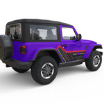 MOUNTAIN SIDE GRAPHICS DOOR DECAL FITS 2005-2017 JEEP WRANGLER 2 DOOR JKU