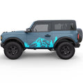 MOUNTAINS AND FOREST SIDE GRAPHIC DECAL FITS 2021+ FORD BRONCO 2 DOOR