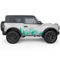 MOUNTAINS AND FOREST SIDE GRAPHIC DECAL FITS 2025 FORD BRONCO 2 DOOR