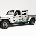 Mountains And Forest Decal For Jeep Gladiator