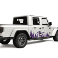 Mountains And Forest Decal For Jeep Gladiator