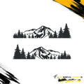 Mountains And Forest Decal For Jeep Gladiator