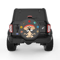 MUSHROOM YOGI PLANETS BLACK CARBON FIBER TIRE COVER