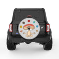 MUSHROOM YOGI PLANETS SILVER CARBON FIBER TIRE COVER