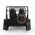 NAVY ANCHOR BLACK TIRE COVER FOR MOKE