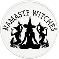 NAMASTE WITCHES BLACK TIRE COVER