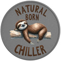 NATURAL BORN CHILLER SILVER CARBON FIBER TIRE COVER
