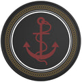 NAVY ANCHOR BLACK TIRE COVER