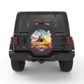 NEBRASKA PEARL  WHITE CARBON FIBER TIRE COVER