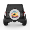 NEBRASKA SILVER CARBON FIBER TIRE COVER