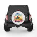 NEBRASKA PEARL  WHITE CARBON FIBER TIRE COVER