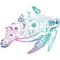 NEON FLOWER TURTLE