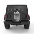 NEVADA COMPILATION PEARL  WHITE CARBON FIBER TIRE COVER