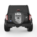 NEVADA COMPILATION BLACK CARBON FIBER TIRE COVER