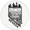 NEVADA COMPILATION PEARL  WHITE CARBON FIBER TIRE COVER