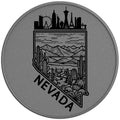 NEVADA COMPILATION SILVER CARBON FIBER TIRE COVER