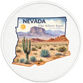 NEVADA PEARL  WHITE CARBON FIBER TIRE COVER