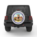 NEW HAMPSHIRE WHITE TIRE COVER