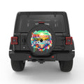 NEW MEXICO BLACK CARBON FIBER TIRE COVER