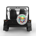 NEW MEXICO SILVER CARBON FIBER TIRE COVER FOR MOKE