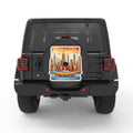 NEW YORK BLACK CARBON FIBER TIRE COVER
