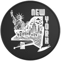 NEW YORK COMPILATION BLACK TIRE COVER