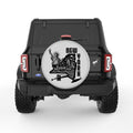 NEW YORK COMPILATION SILVER CARBON FIBER TIRE COVER