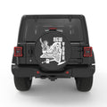 NEW YORK COMPILATION PEARL  WHITE CARBON FIBER TIRE COVER