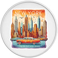 NEW YORK WHITE TIRE COVER
