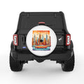 NEW YORK WHITE TIRE COVER
