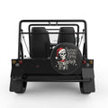 NIGHTMARE BEFORE COFFEE BLACK CARBON FIBER TIRE COVER FOR MOKE