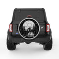NIGHT SKY CAMPING SILVER CARBON FIBER TIRE COVER